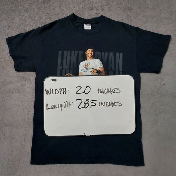 Luke Bryan Shirt Mens Medium That's My Kind Of Night Tour Tee Country Music - Picture 6 of 6